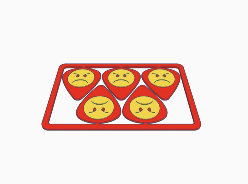 Angry Emoji PickCard