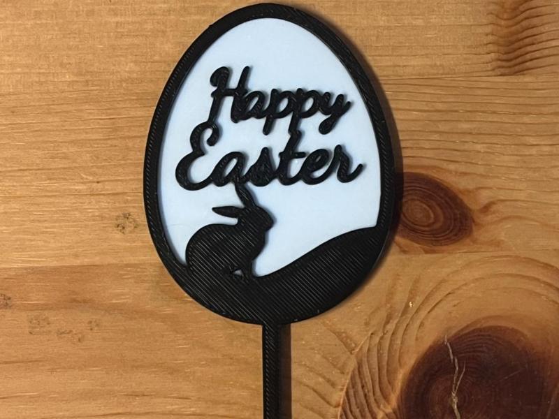 easter cake topper