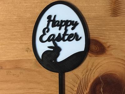 easter cake topper