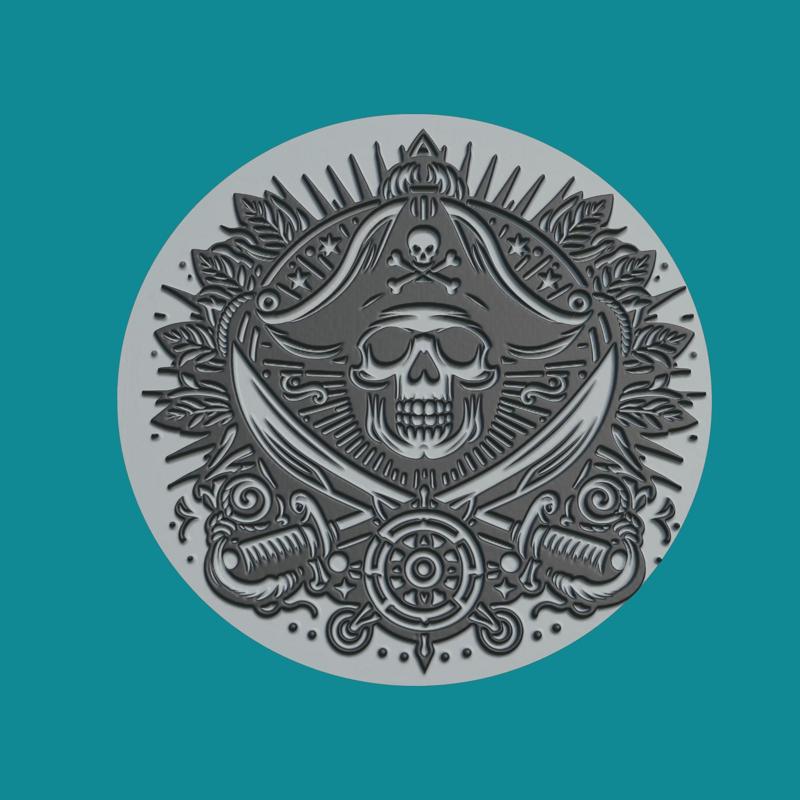 Pirate Medallion