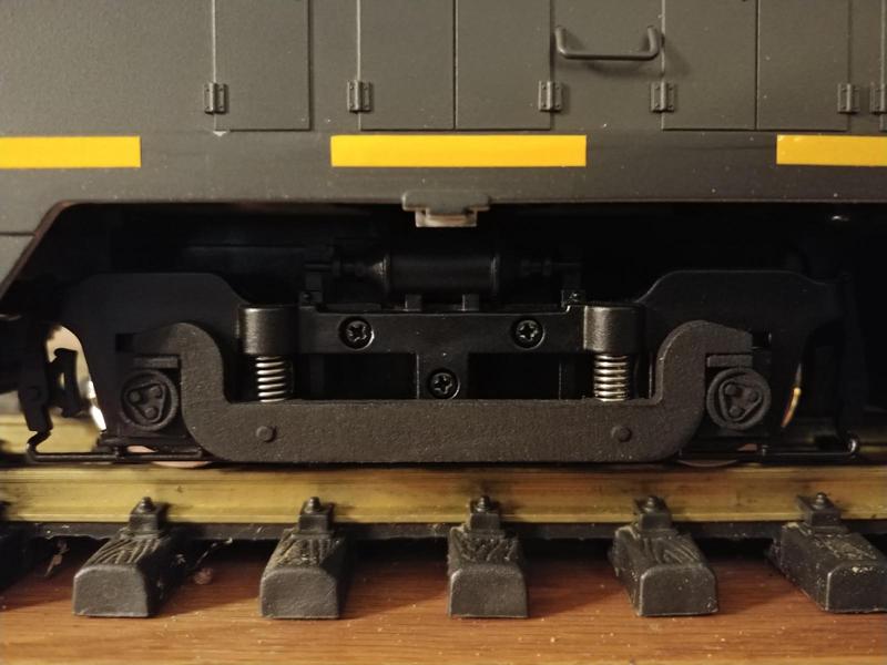 AAR Type B roller bearing truck side frame upgrade for the USA Trains NW2 and S4