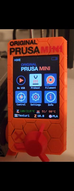 Prusa Mini Honeycomb LCD cover Multicolor remix