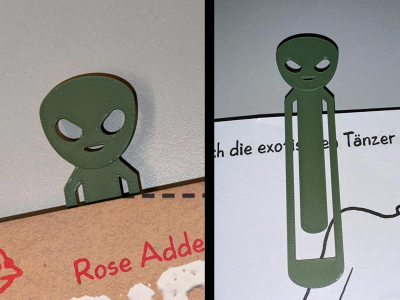 Alien Bookmark