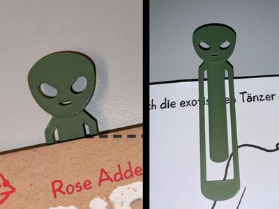 Alien Bookmark