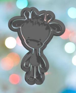 Baby Shower Giraffe Cookie Cutter