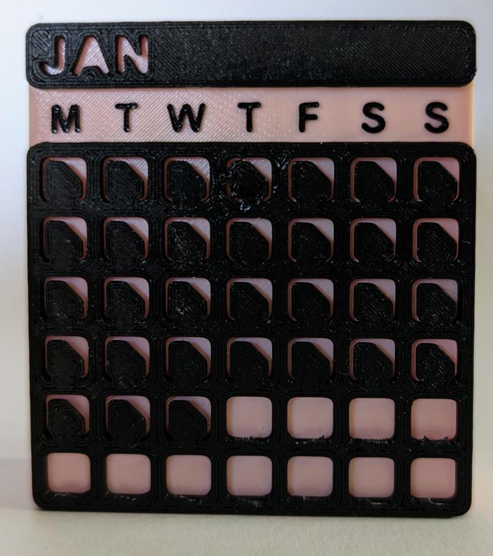 Monthly Habit Tracker (Week Starts on Monday)