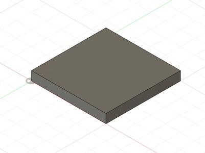 Test Square (25x25x3mm)