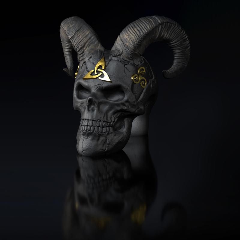 Skull Ram - Celtic