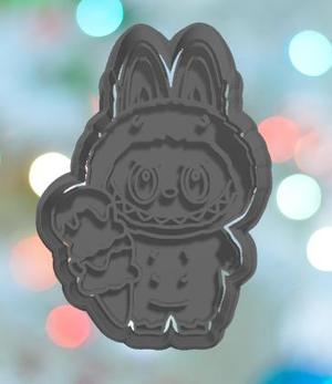 Labubu With Ice Cream Cookie Cutter