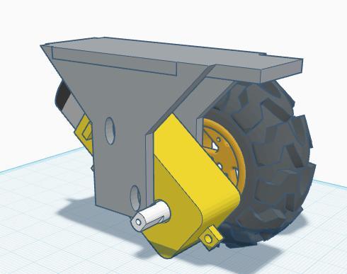 Yellow motor support