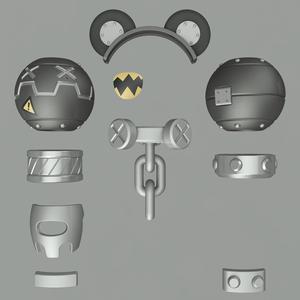 Zenless Zone Zero ZZZ Koleda Belobog Tools and Accessories. Video game, props, cosplay