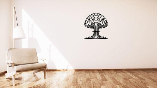 Mushroom cloud / Atomový hřib wall decoration