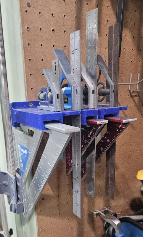 Combination & Speed Square Wall Mounted Holder