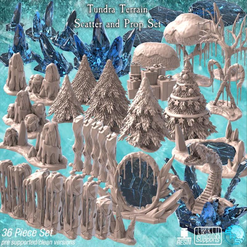 Tundra Terrain Set