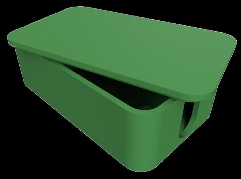 Cable box with snap fit