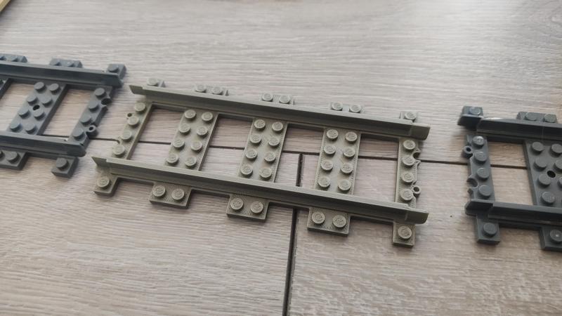 Lego train - Straight track rail