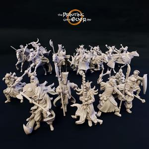 Dark Riders - On Foot and Mounted - Presupported