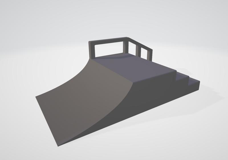 Fingerboard Ramp, Rail and Stairs