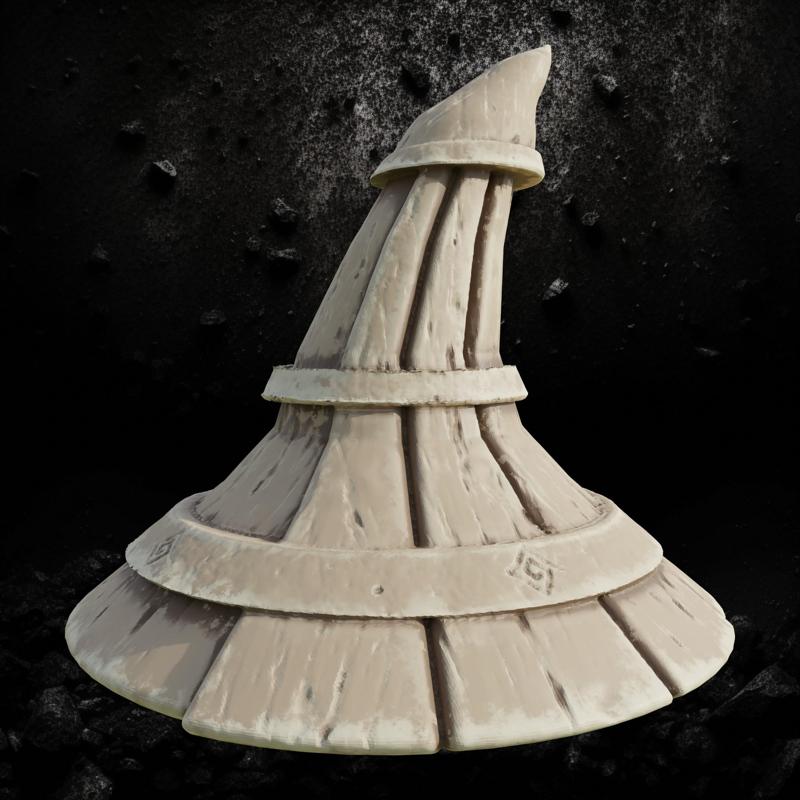 The wizard cabin on the rock