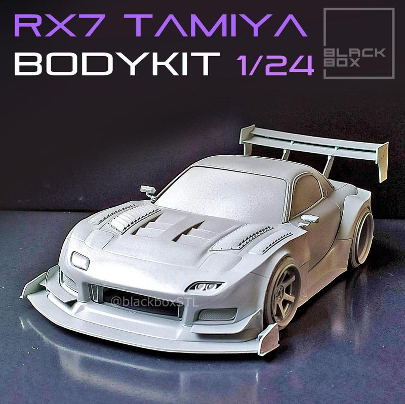 TIME ATTACK RX7 Bodykit FOR Tamiya 1/24th Modelkit