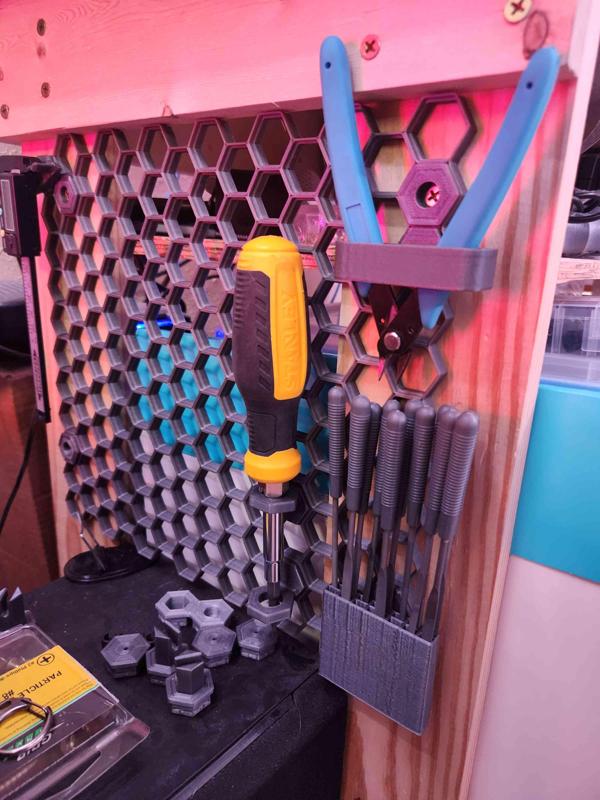 Central Forge File Holder for Honeycomb Storage Wall