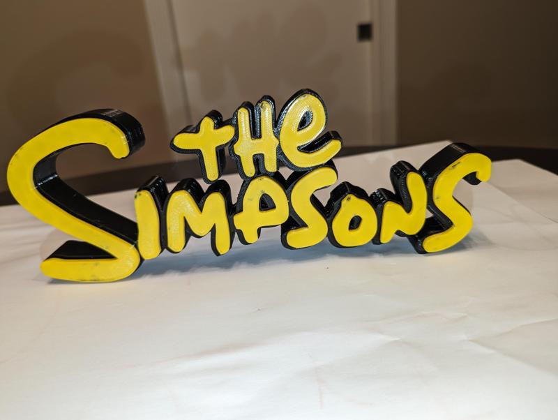 The Simpsons Logo  decor