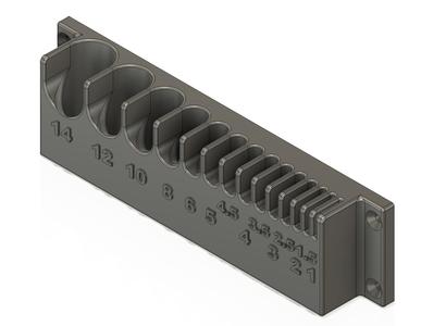 Allen key wall holder