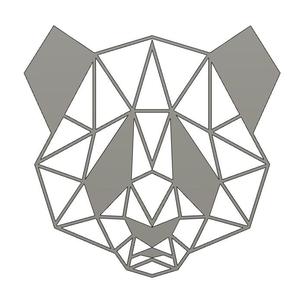 Geometric panda - wall decor