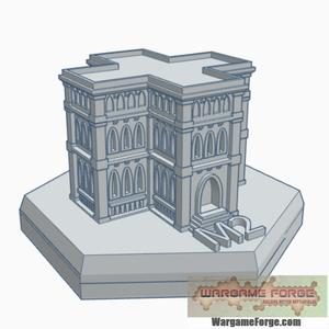 Gothic Building 2 Hex Map Scale HMSG002