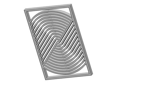 Spiral 3D Wall Panel 3