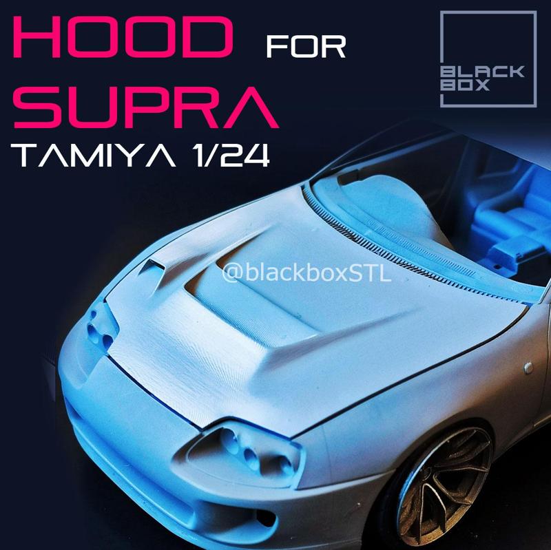 SUPRA VRS CUSTOM HOOD FOR TAMIYA 1/24 MODELKIT