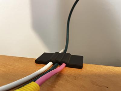 Desk Triple Cable Clamp