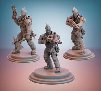 Cultist Rabble. Command (Officers).