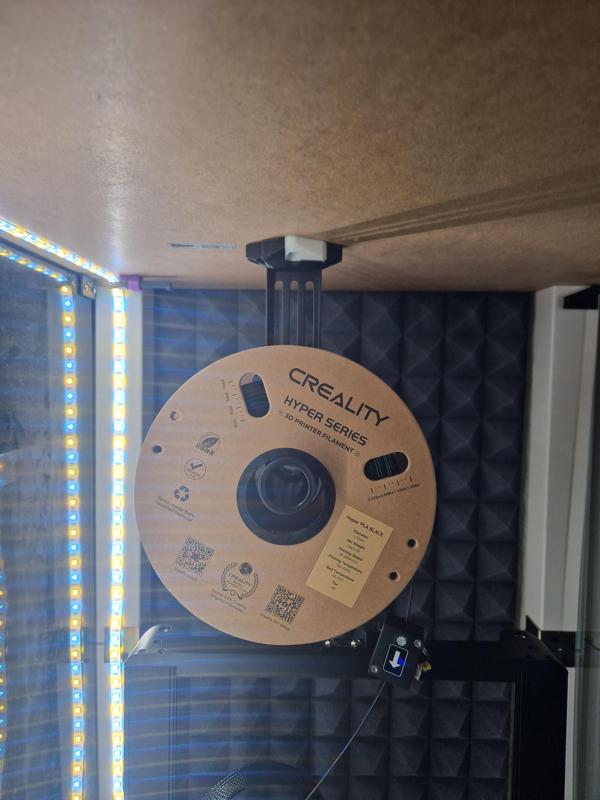 Ender 3 v3 KE spool holder upside down (+ spool roller)
