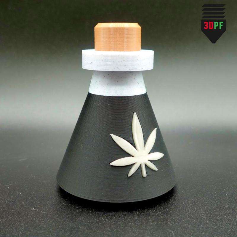 Stash Potion + Keychain (Leaf)