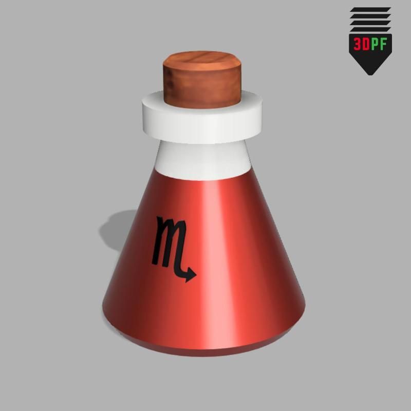 Stash Potion + Keychain (Scorpio)