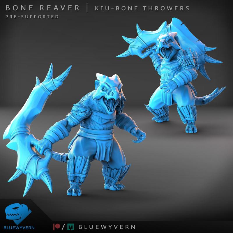 The Bone Reaver - Kiu-Bone Throwers (Modular)