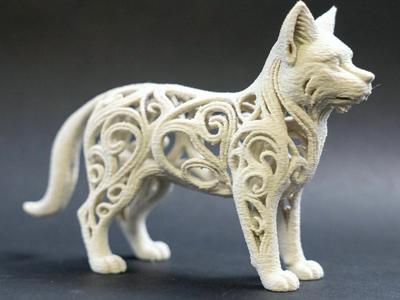floral cute wild cat