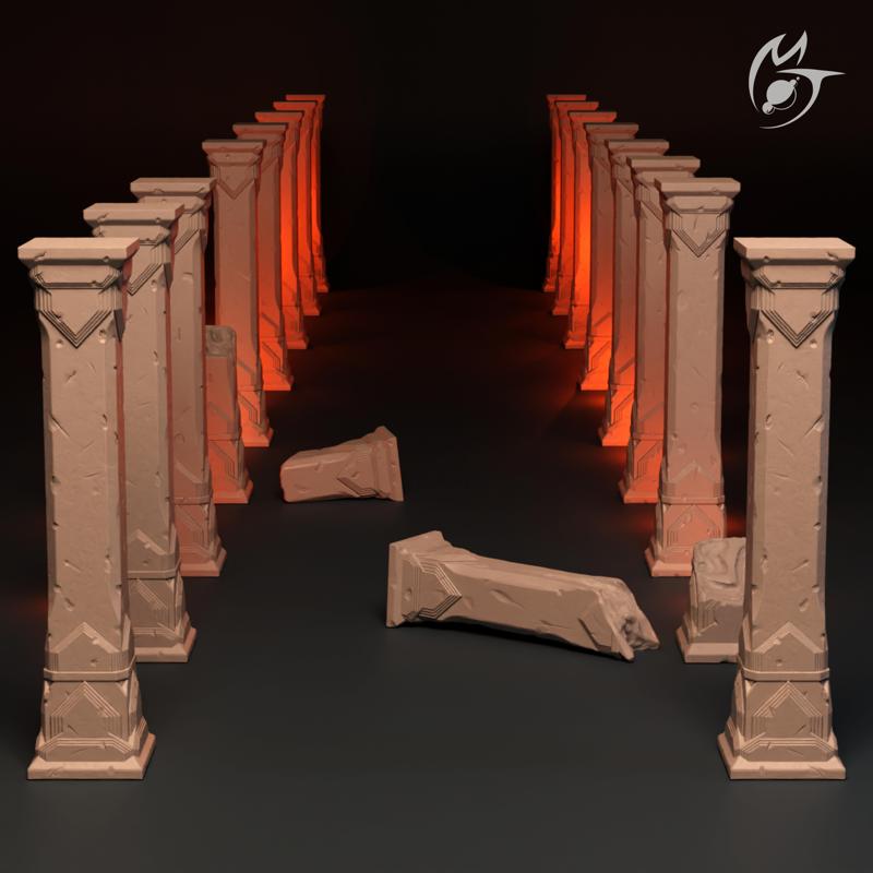 The Colonnade of Baragun - Modular Terrain