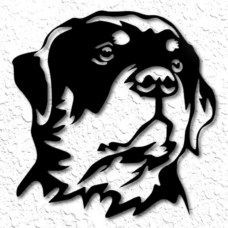 rottweiler dog wall art rottie wall décor