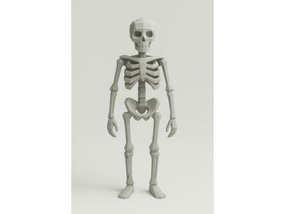 Low Poly Skeleton