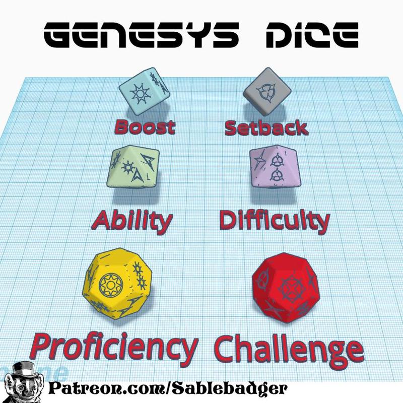Star Wars - Genesys Dice