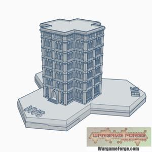 Gothic Building 57 Hex Map Scale HMSG057