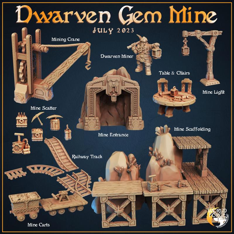 The Dwarven Gem Mine - July 2023