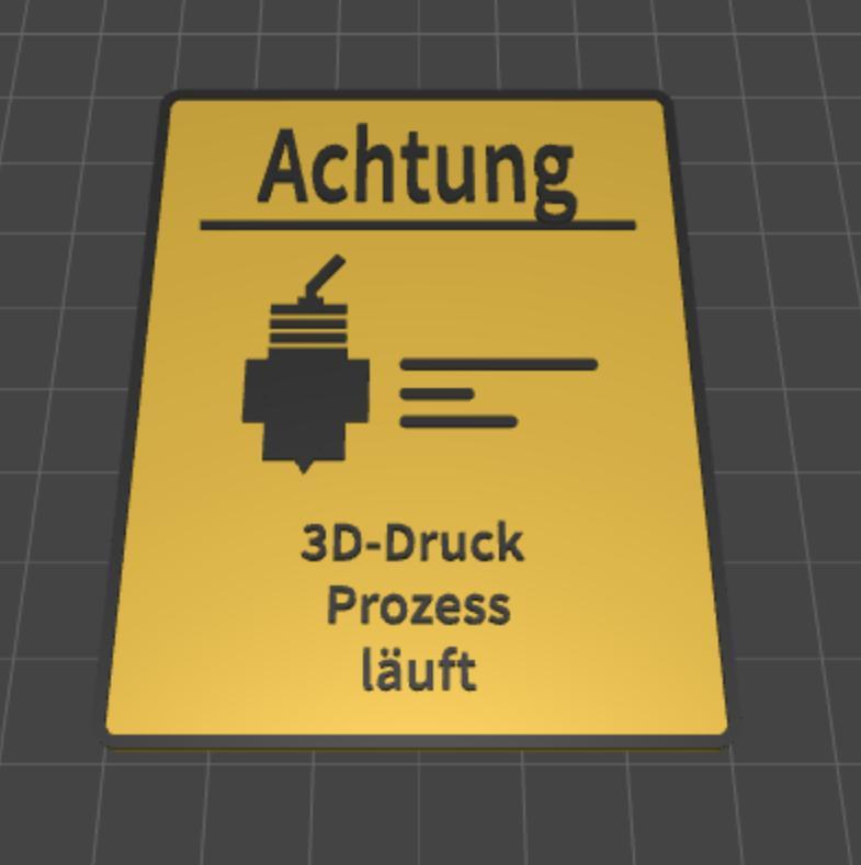 3D Prozess läuft