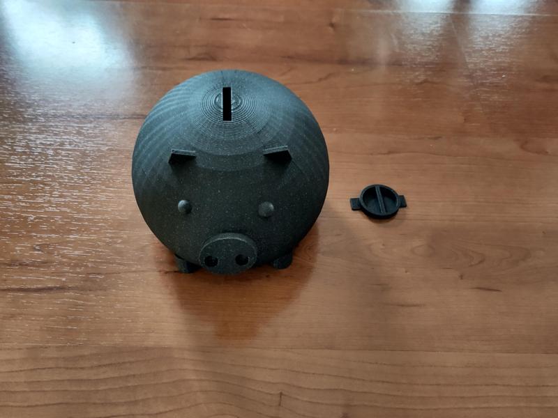 piggy bank with plug