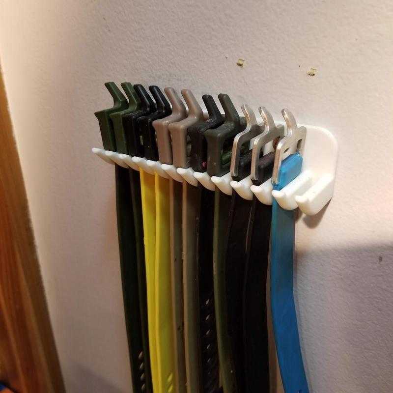 Voile Strap Wall Mount Rack, 12x