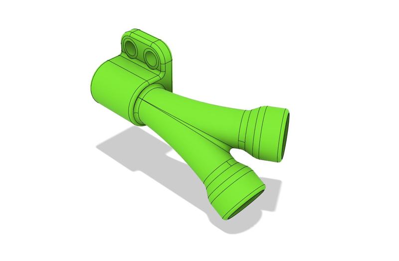 Bambu Lab Y-Splitter for AMS and Side mounted external feed