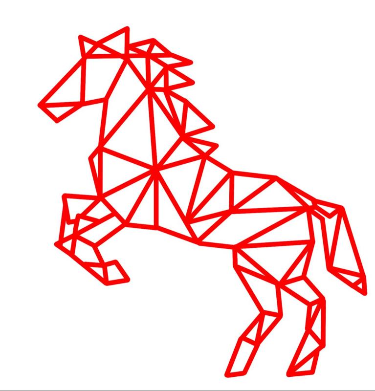 horse wallart