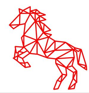 horse wallart